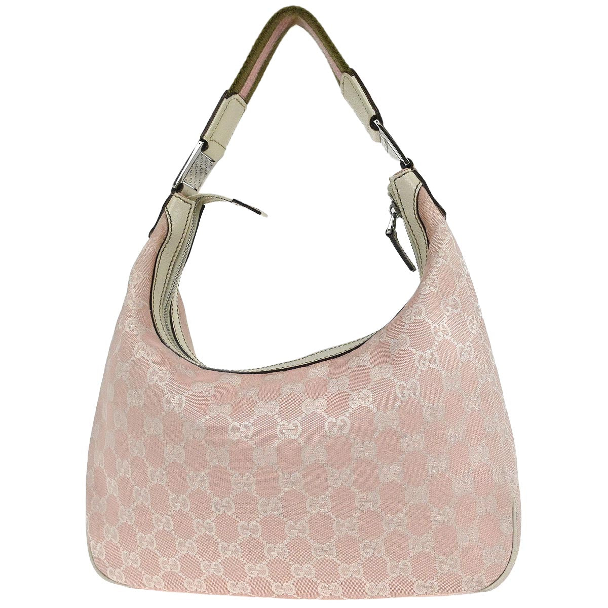 Gucci Pink Canvas GG Handbag