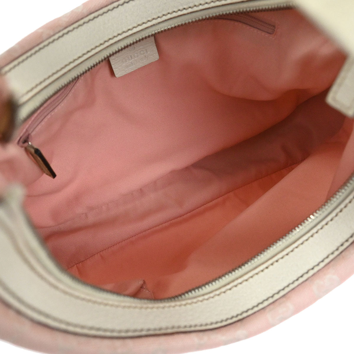 Gucci Pink Canvas GG Handbag