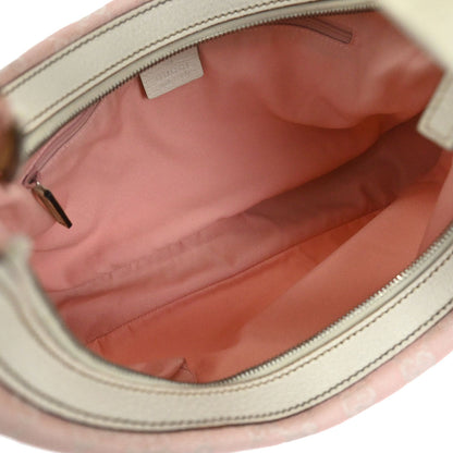 Gucci Pink Canvas GG Handbag