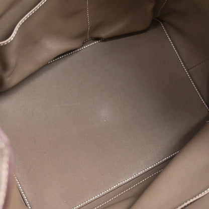 Hermes Etoupe Gray Swift Toolbox 26 2way Shoulder Handbag