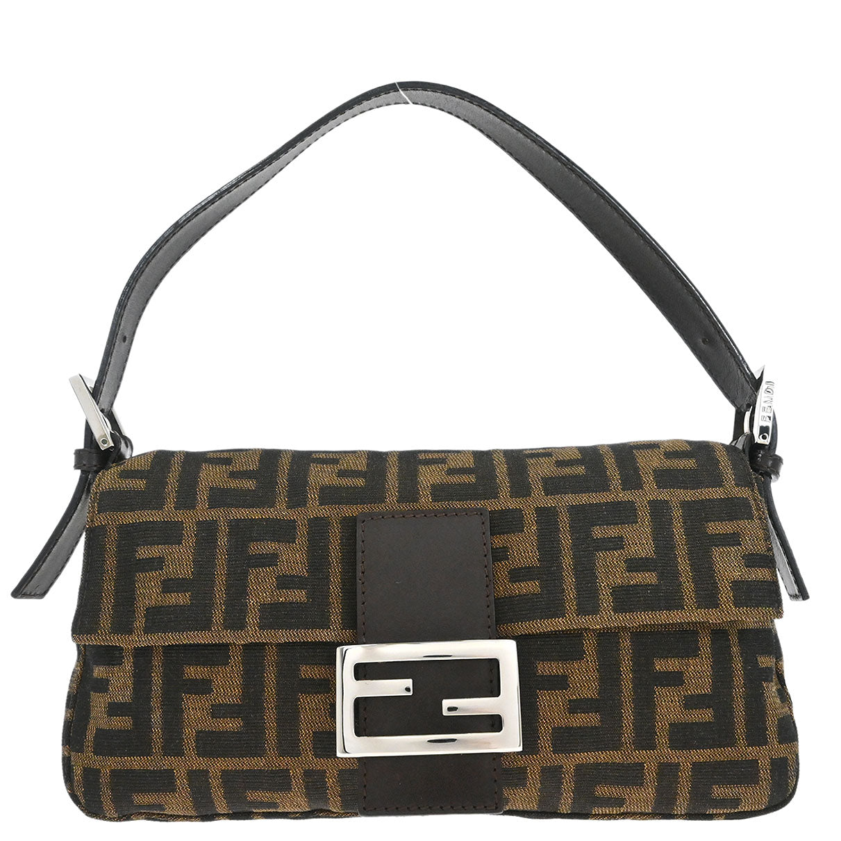 Fendi Brown Zucca Baguette Handbag
