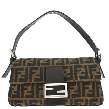 Fendi Brown Zucca Baguette Handbag