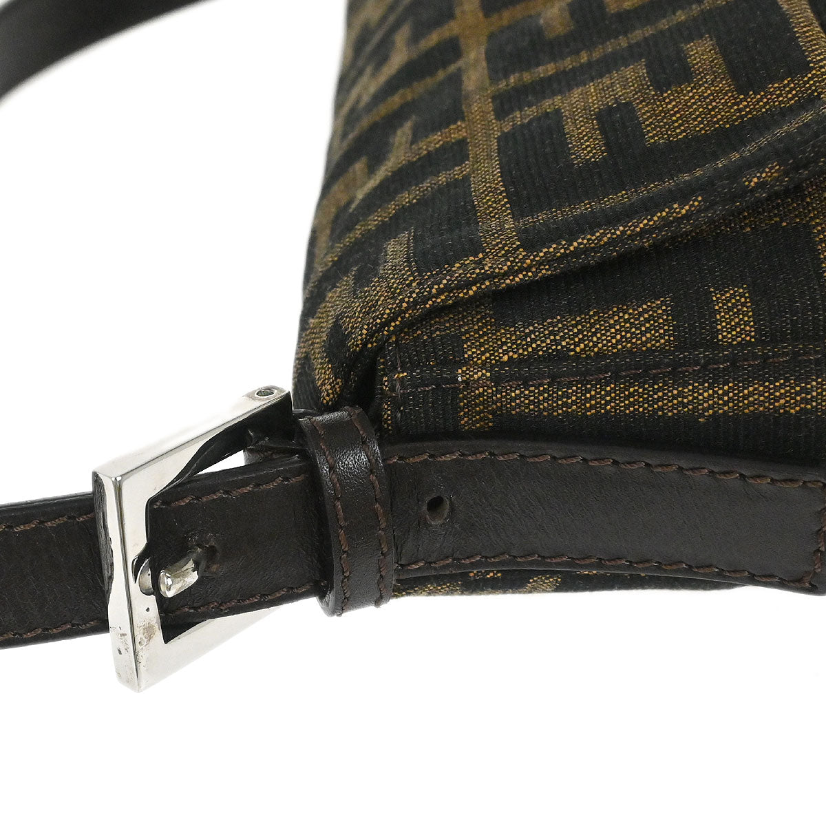 Fendi Brown Zucca Baguette Handbag