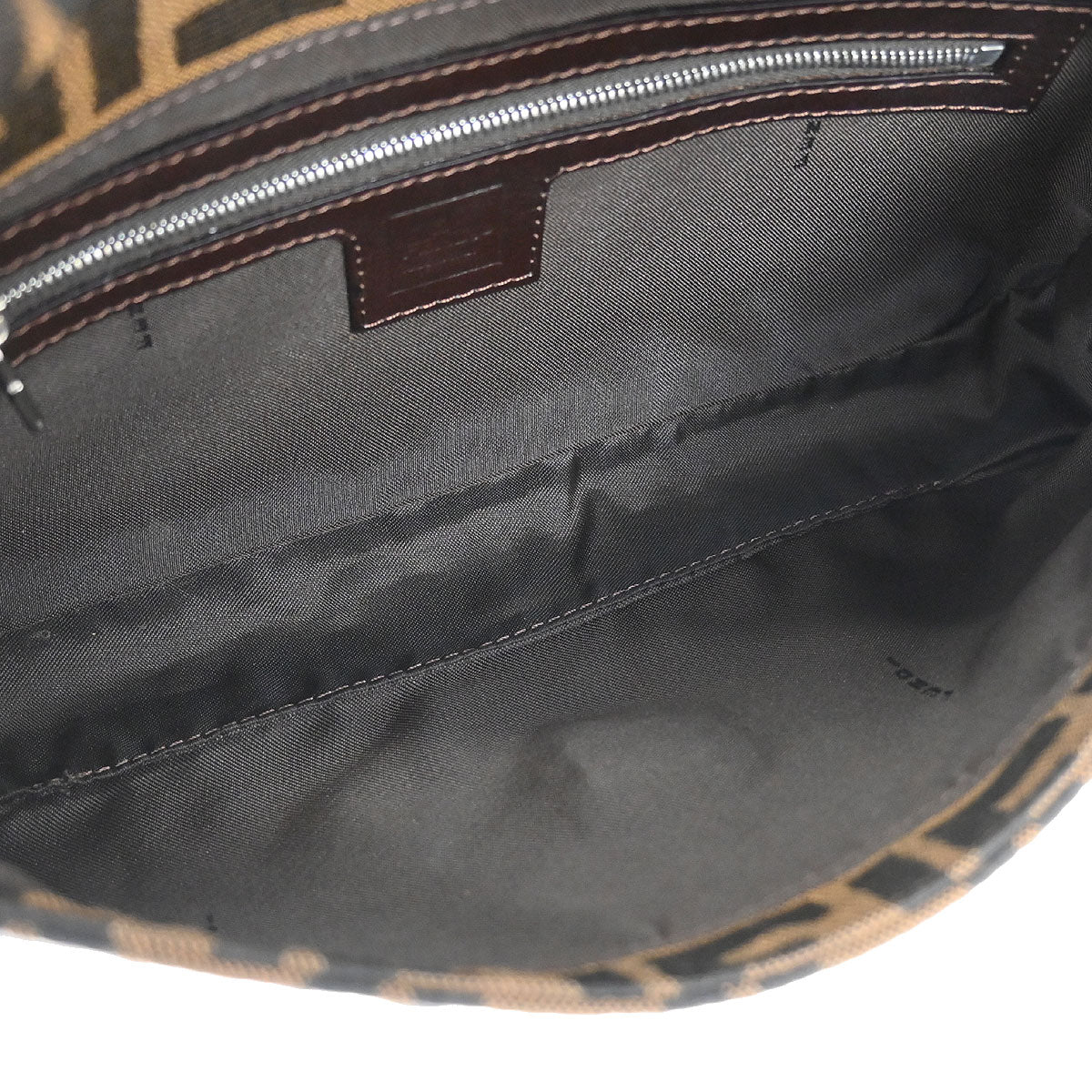 Fendi Brown Zucca Baguette Handbag
