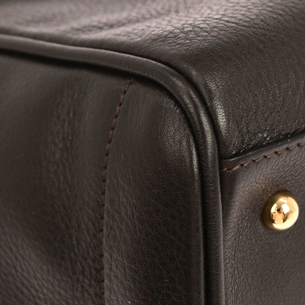 Loewe Brown Leather Heritage Tote Handbag