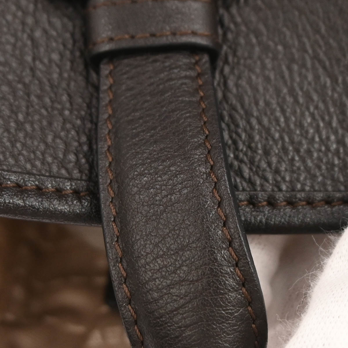 Loewe Brown Leather Heritage Tote Handbag