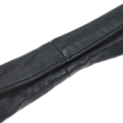 Bottega Veneta Black Lambskin Intrecciato Hobo Handbag