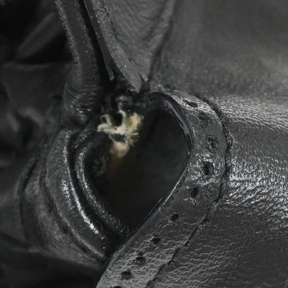 Bottega Veneta Black Lambskin Intrecciato Handbag