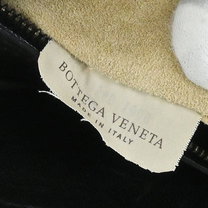 Bottega Veneta Black Lambskin Intrecciato Handbag