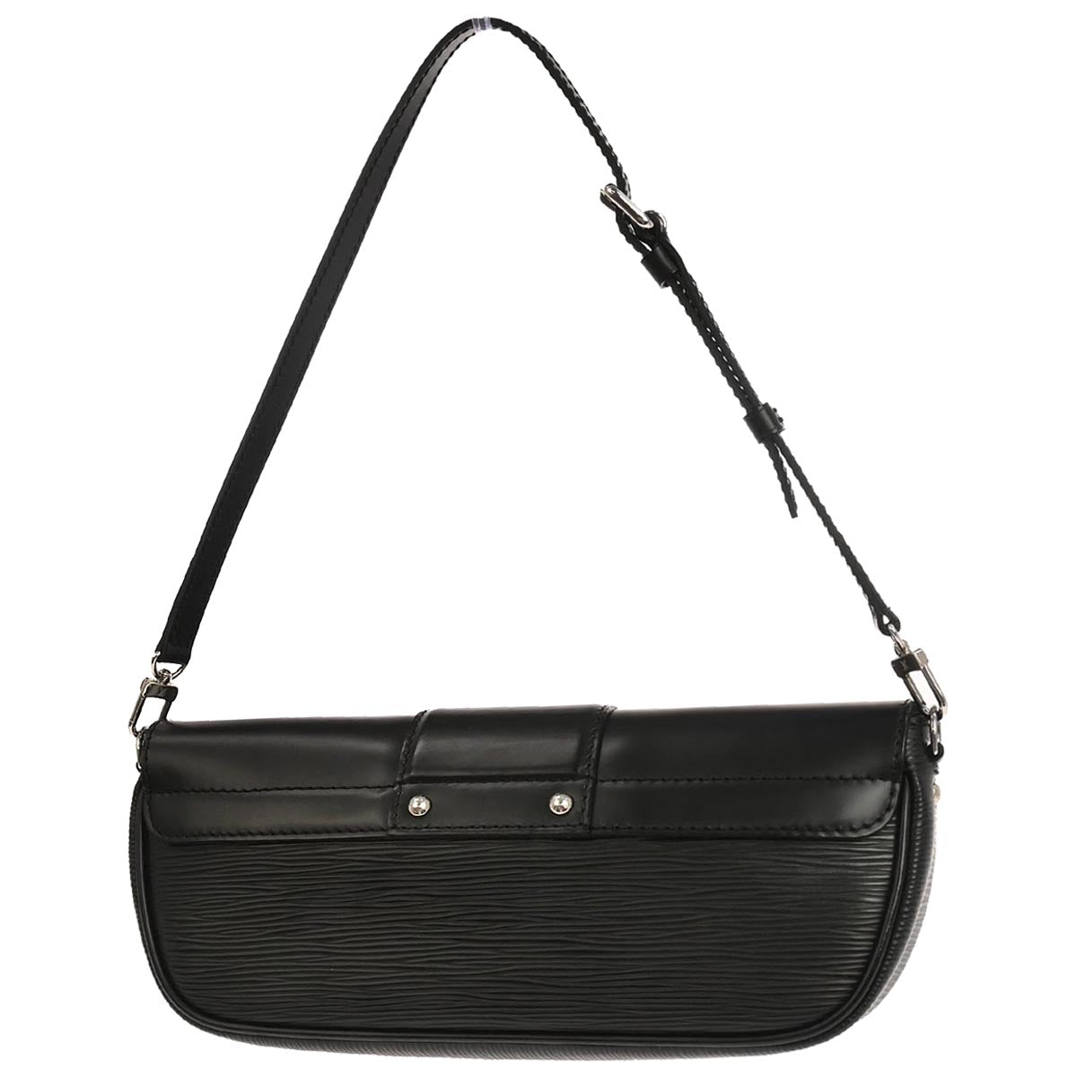 Louis Vuitton Black Epi Pochette Montaigne Handbag M59292