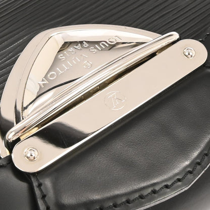 Louis Vuitton Black Epi Pochette Montaigne Handbag M59292