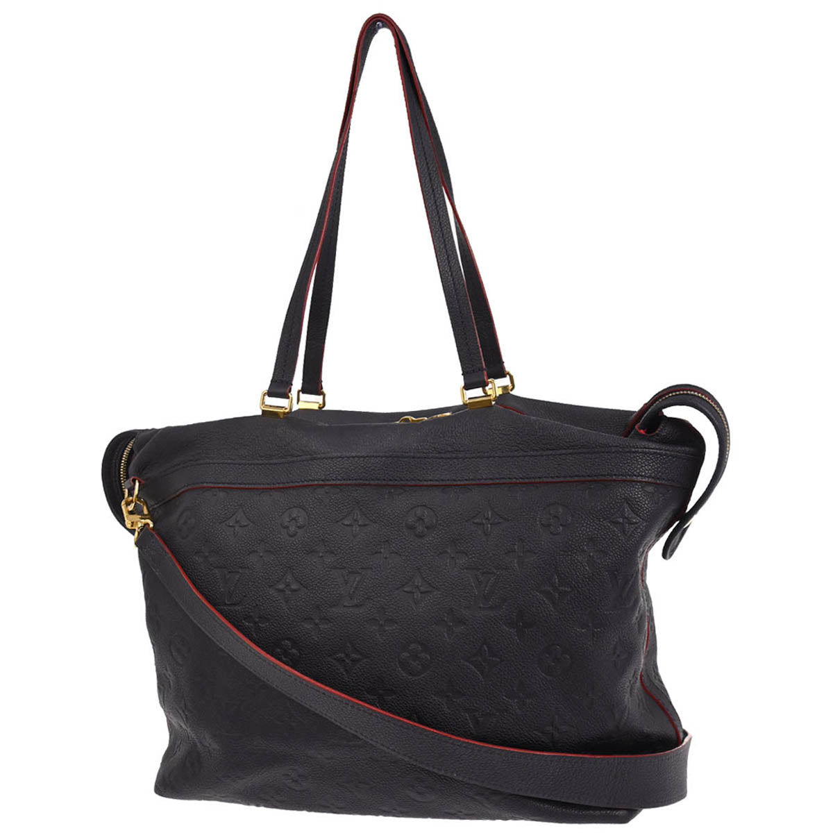 Louis Vuitton Navy Monogram Empreinte Boetie Shoulder Handbag M51752