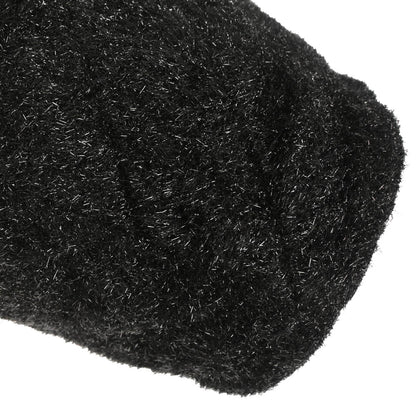 Chanel 2017-2018 Black Pluto Glitter Shopping Tote Chain Handbag