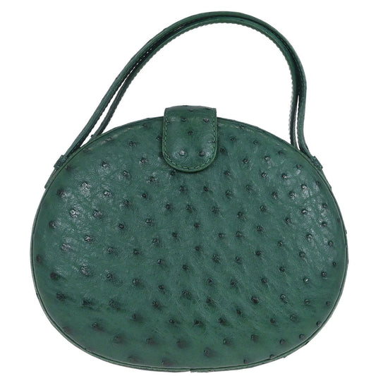 Loewe * Green Ostrich Handbag