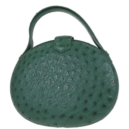 Loewe * Green Ostrich Handbag
