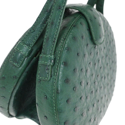 Loewe * Green Ostrich Handbag