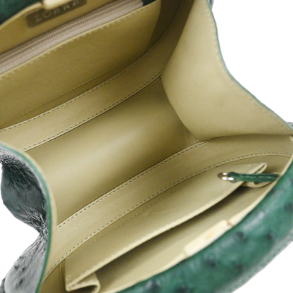 Loewe * Green Ostrich Handbag