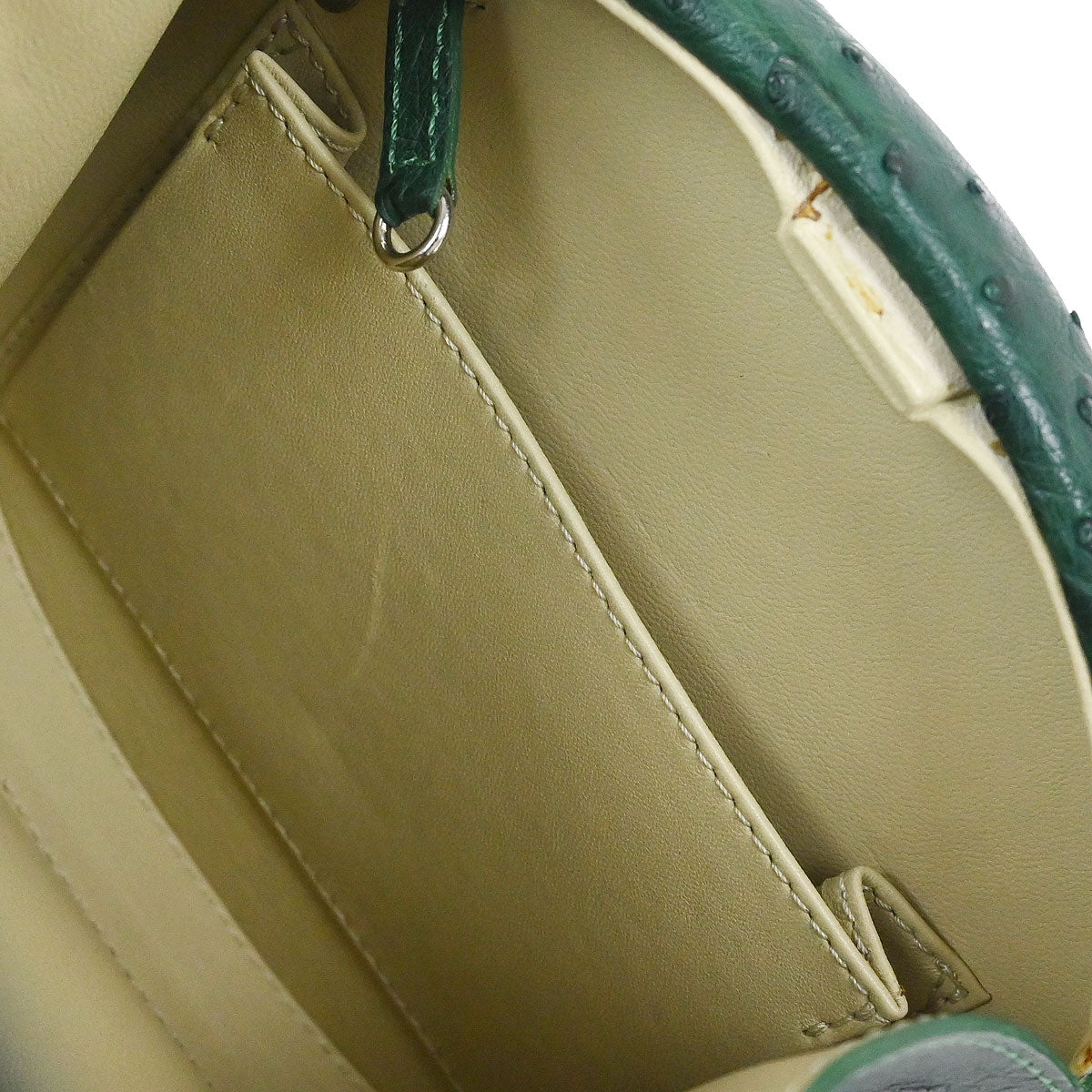 Loewe * Green Ostrich Handbag