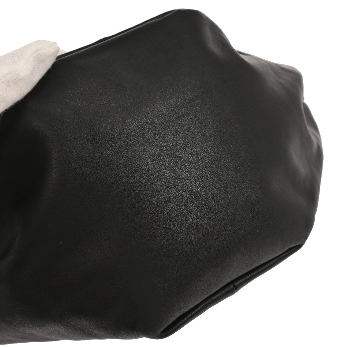 Bottega Veneta Black Leather Double Knot Handbag