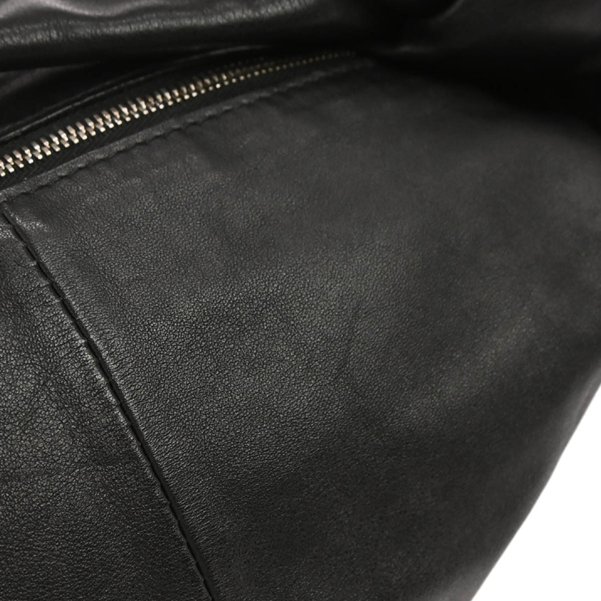 Bottega Veneta Black Leather Double Knot Handbag