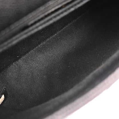 Chanel 2019 Black Caviar Skin Coco Handle 2way Shoulder Handbag