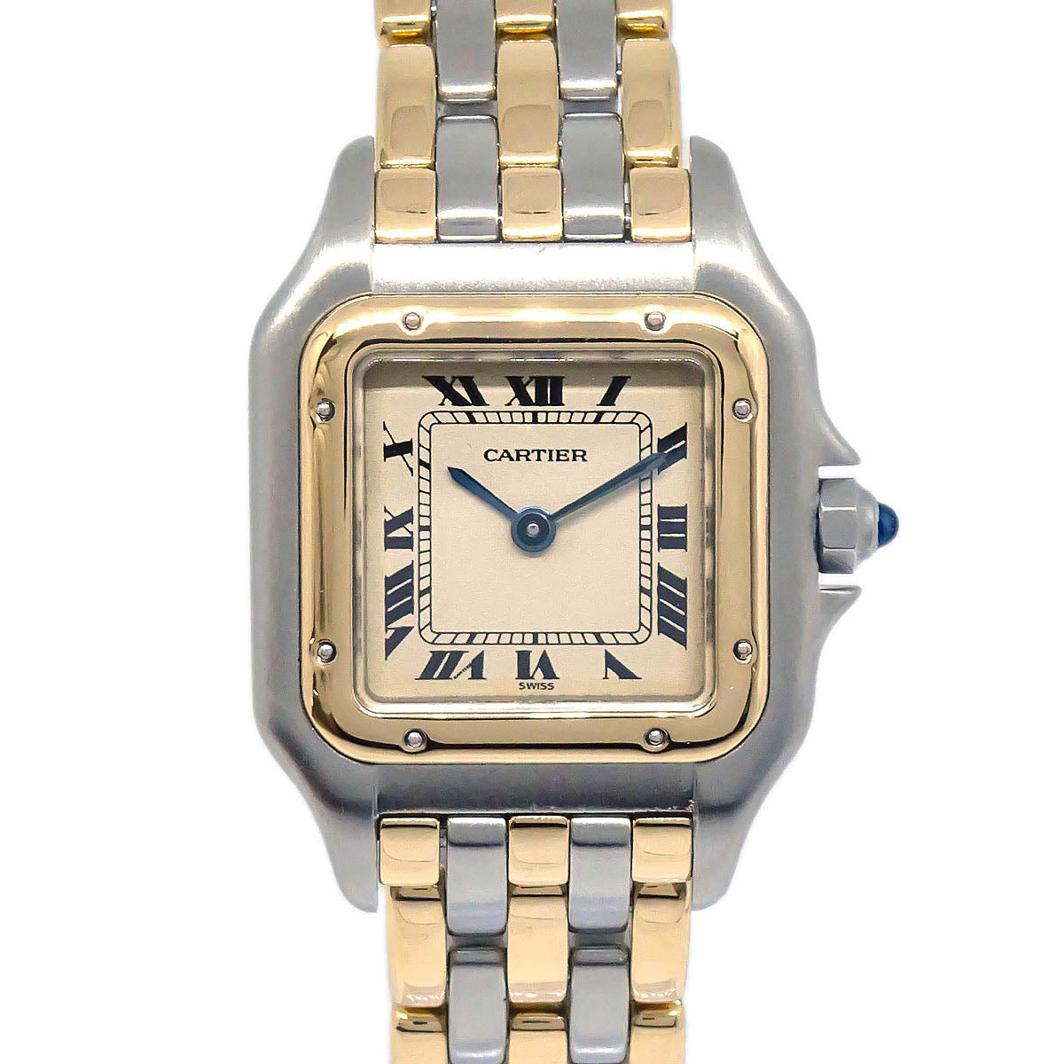 Cartier Panthere SM 3-Row Ref.166921 Quartz Watch 18KYG SS