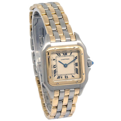 Cartier Panthere SM 3-Row Ref.166921 Quartz Watch 18KYG SS