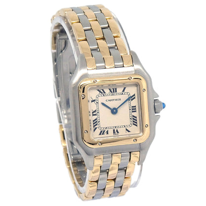 Cartier Panthere SM 3-Row Ref.166921 Quartz Watch 18KYG SS