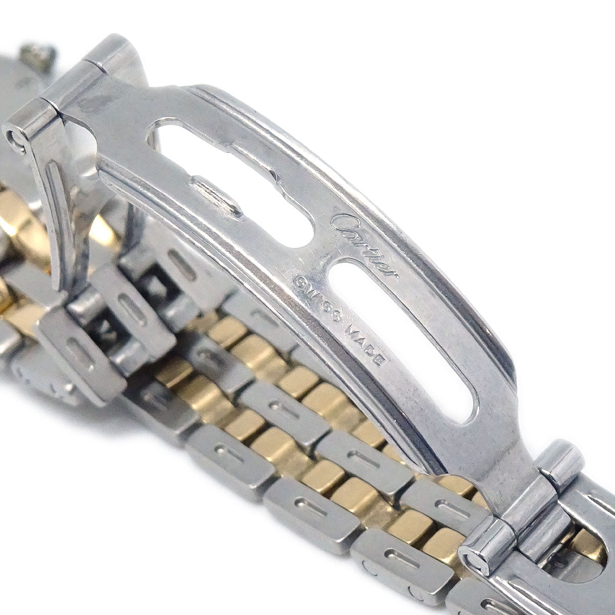 Cartier Panthere Vendome SM 2-Row Ref.1057920 Quartz Watch 18KYG SS