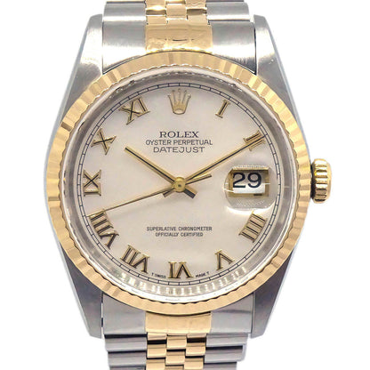 Rolex Oyster Perpetual Datejust 36mm Ref.16233 Self-winding Watch SS 18K