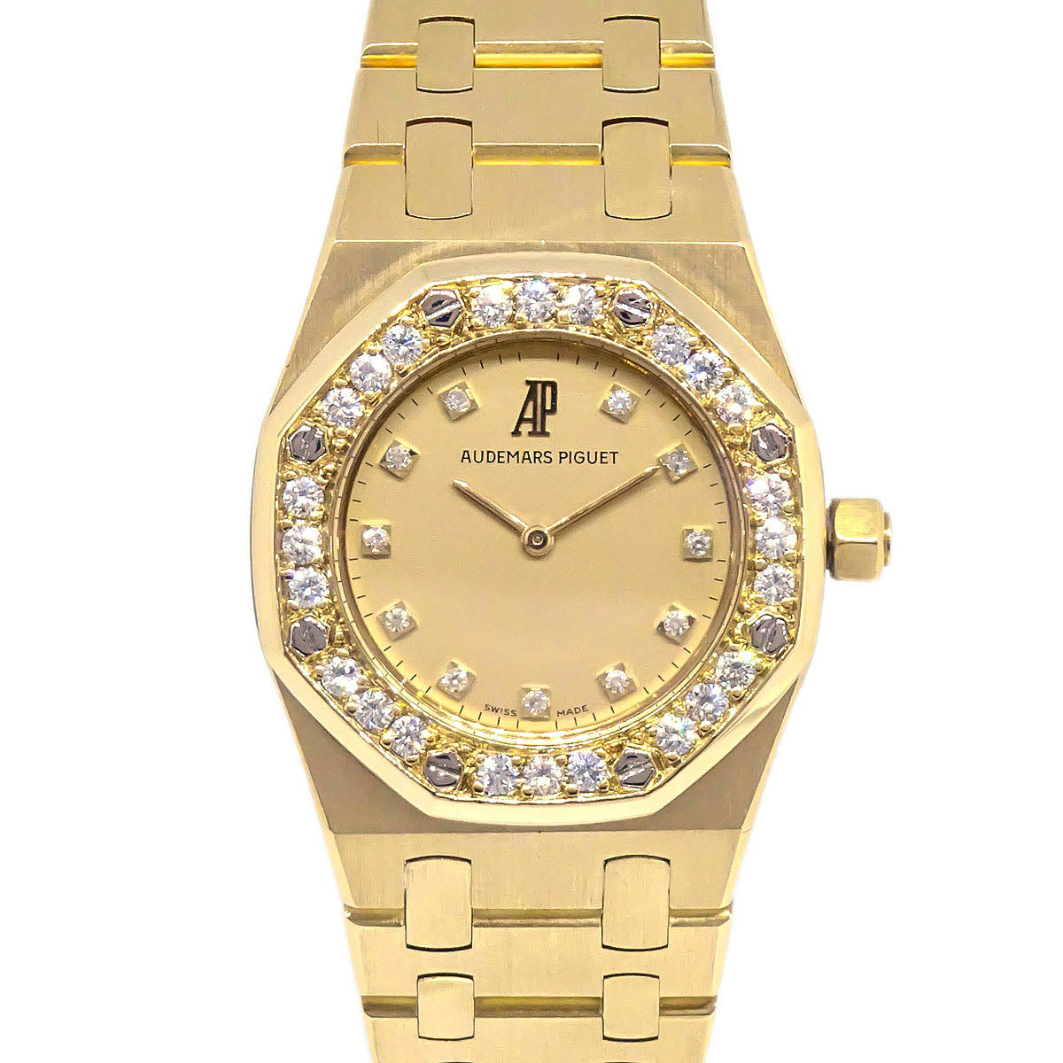 Audemars Piguet Royal Oak Ref.6007BA Quartz Watch 18KYG