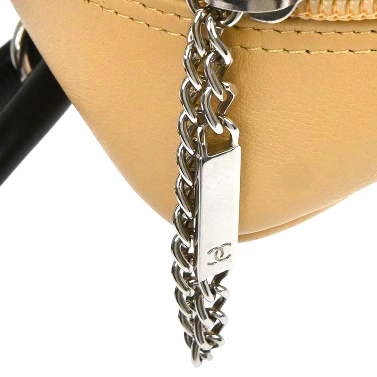 Chanel 2005-2006 Beige Calfskin Cambon Ligne Bowling Bag