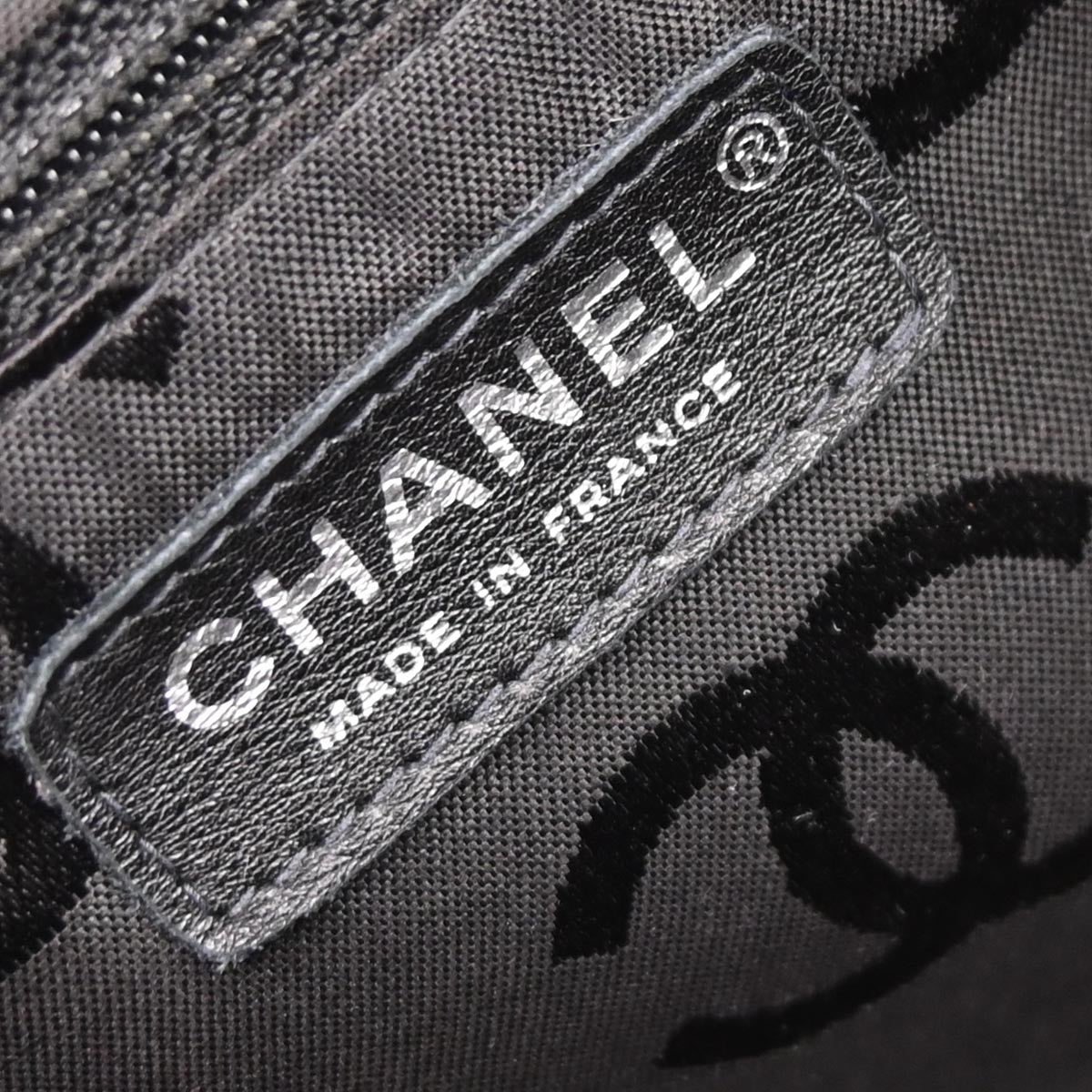 Chanel 2005-2006 Beige Calfskin Cambon Ligne Bowling Bag