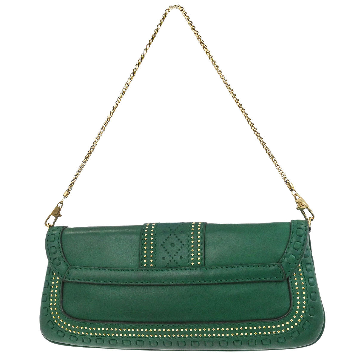 Gucci Green Leather Handbag
