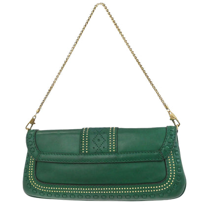 Gucci Green Leather Handbag