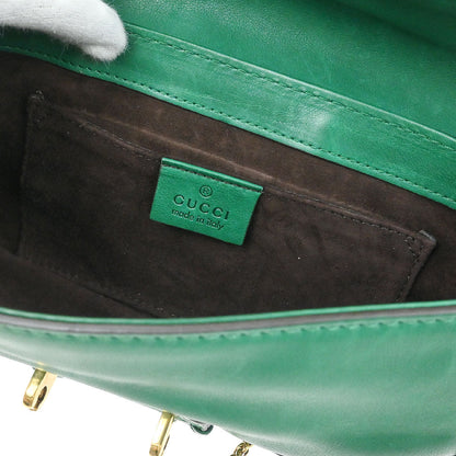 Gucci Green Leather Handbag