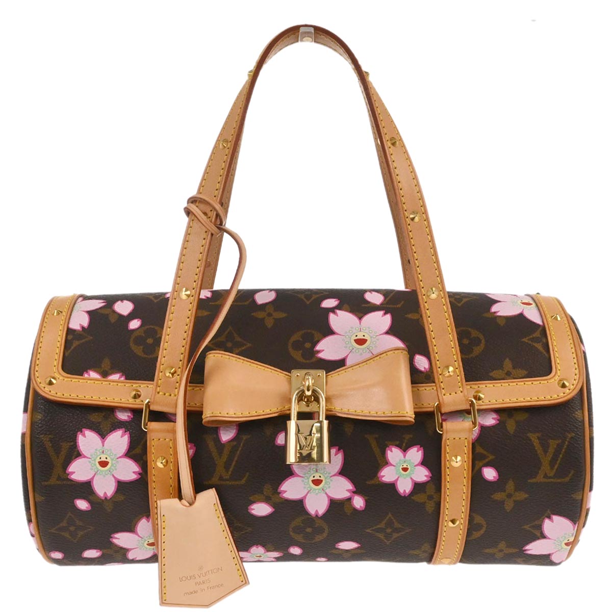 Louis Vuitton Monogram Cherry Blossom Papillon Handbag M92009