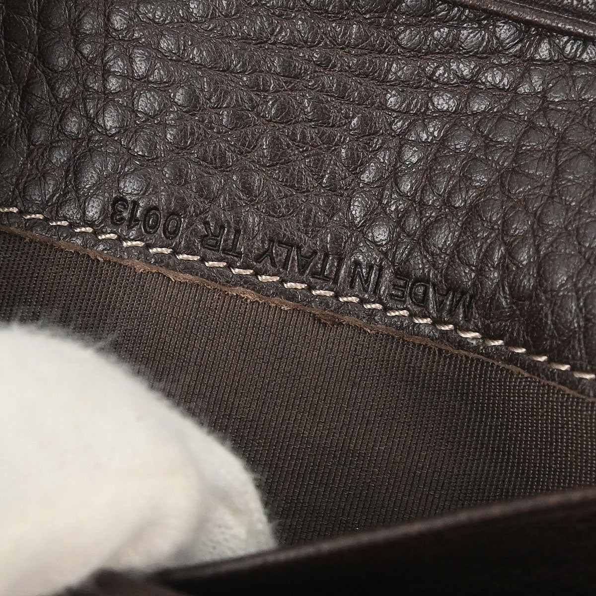 Christian Dior Brown Leather Saddle Wallet