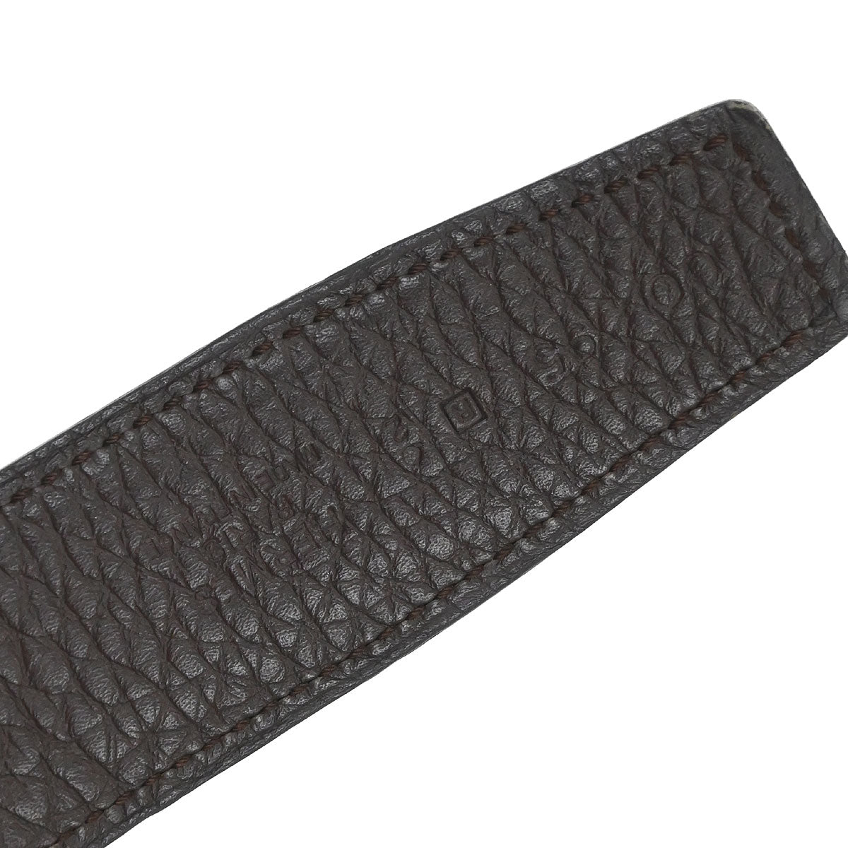 Hermes Black Box Calf Togo Constance Guilloche Reversible Belt #95