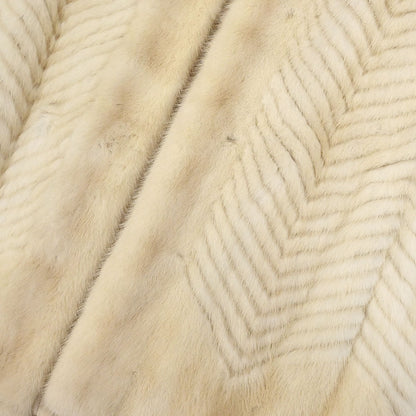 Osfur Mink Fur Coat White