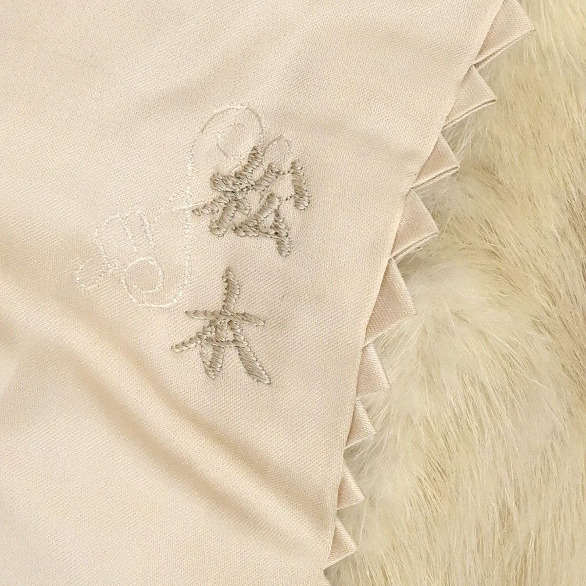 Osfur Mink Fur Coat White