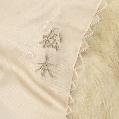 Osfur Mink Fur Coat White