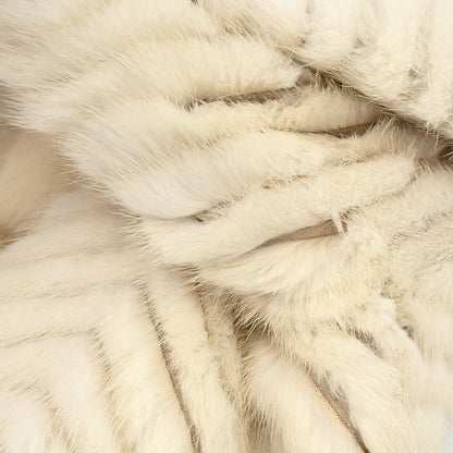 Osfur Mink Fur Coat White