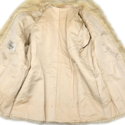 Osfur Mink Fur Coat White