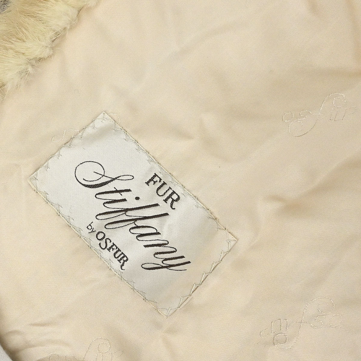 Osfur Mink Fur Coat White