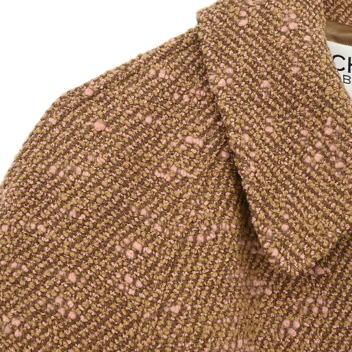 Chanel 1996 Tweed Long Coat Brown #38