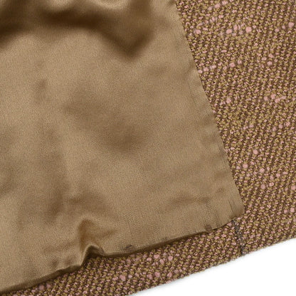 Chanel 1996 Tweed Long Coat Brown #38
