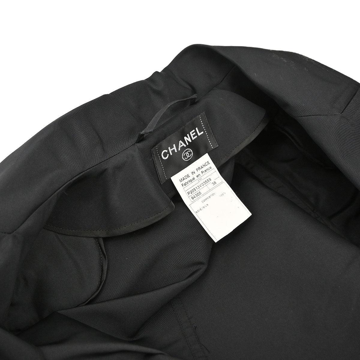 Chanel 2003 Coat Black #38