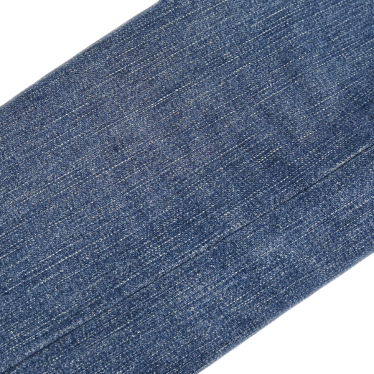 Chanel 1999 Single Breasted Collarless Denim Jacket Blue #40