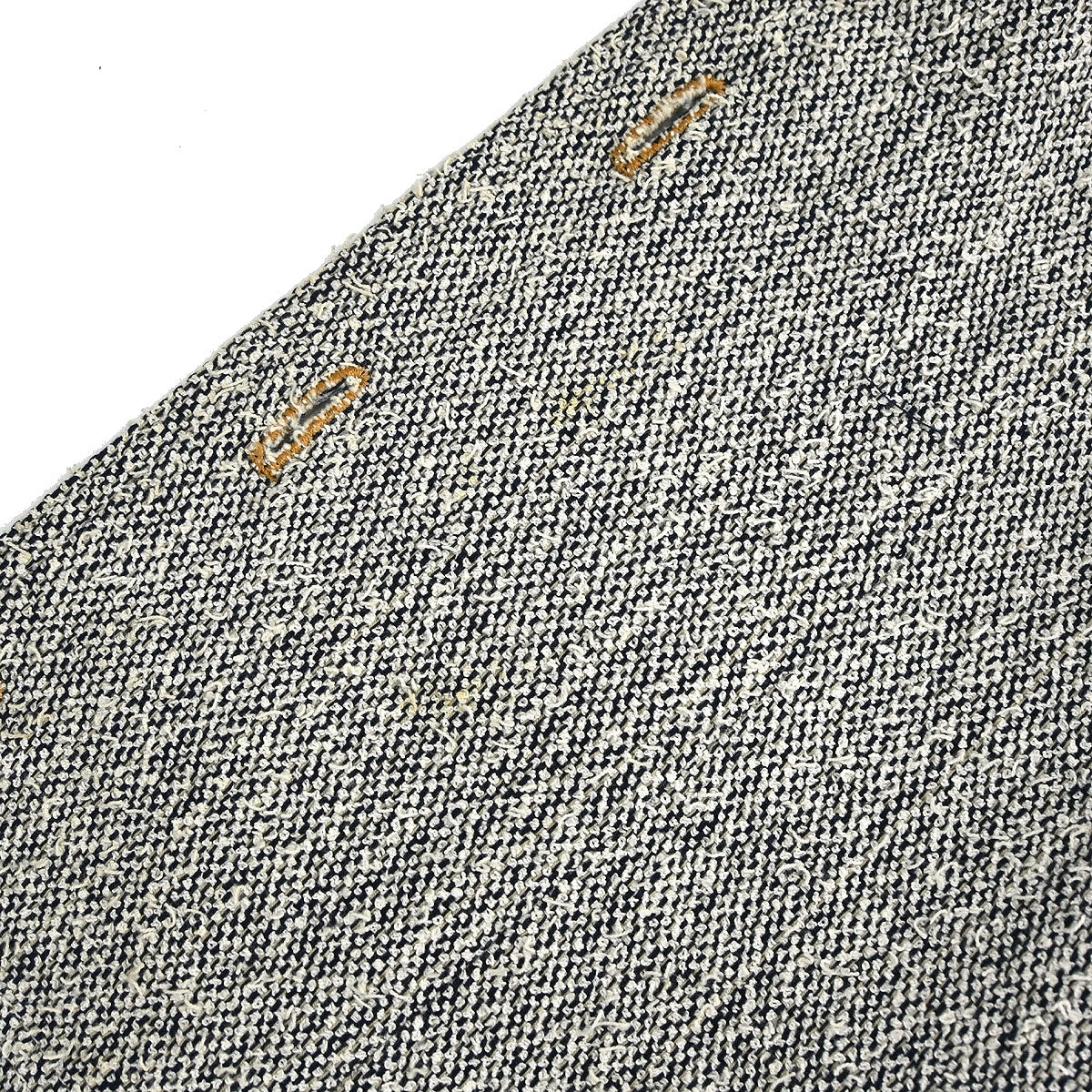 Chanel 1999 Single Breasted Collarless Denim Jacket Blue #40